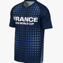 Outerstuff France FIFA World Cup 2026 Mens Short Sleeve Sublimated Soccer Fashion Top